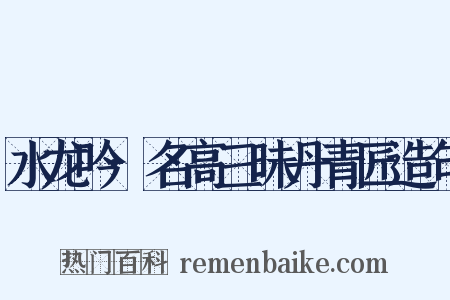 水龙吟·名高三昧丹青匠造句是什么意思的图片